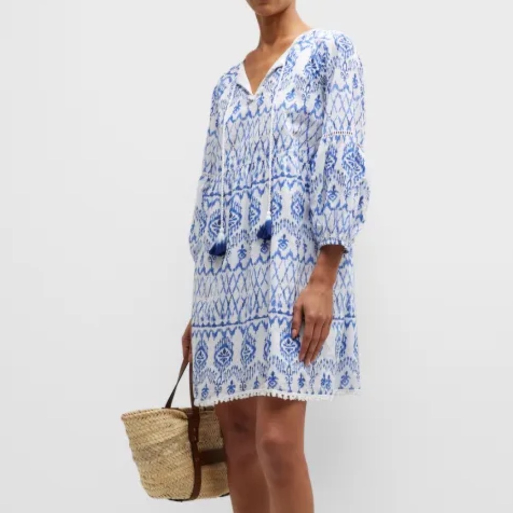 Tommy Bahama Ikat tropics mini dress medium